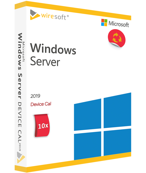 Microsoft Windows Server 2019 - 10 Pack Device CAL