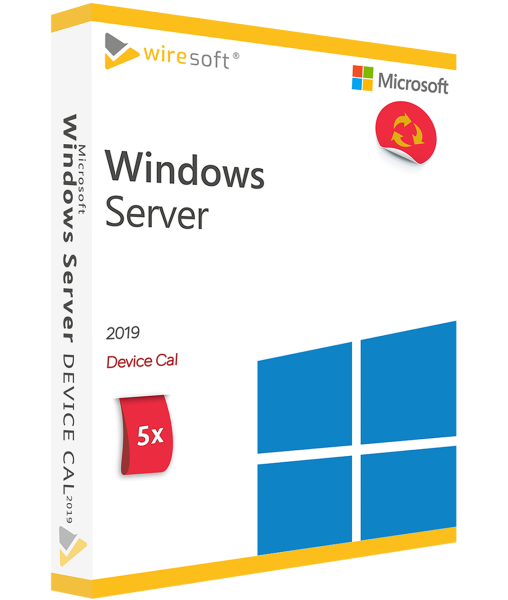 Microsoft Windows Server 2019 - 5 Pack Device CAL
