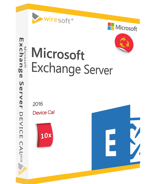 Microsoft Exchange Server 2016 - 10 Pack Device CAL
